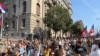 Serbia--Belgrade--Protest at the call of students in the blockade, September 8, 2025.