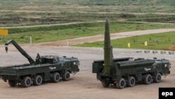 The exercises featured the deployment of Iskander missiles and preparations for firing them, but didn't involve actual launches, the military said.