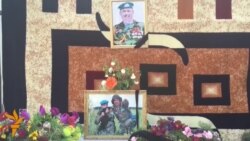 Омодагӣ ба маросими дафни фармондеҳи Алфа Омодагӣ ба маросими дафни фармондеҳи Алфа