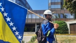 Protest rudara u Sarajevu završen nakon obećanja vlasti Protest rudara u Sarajevu završen nakon obećanja vlasti