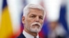 Președintele ceh Petr Pavel la o întâlnire cu oamenii de afaceri francezi în toamna anului 2023, la Strasbourg (AP Photo/Jean-Francois Badias, File)