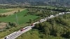 Bosnia-Herzegovina - Trucks blocked road near Doboj during protest organised by truckers,2Sept2025