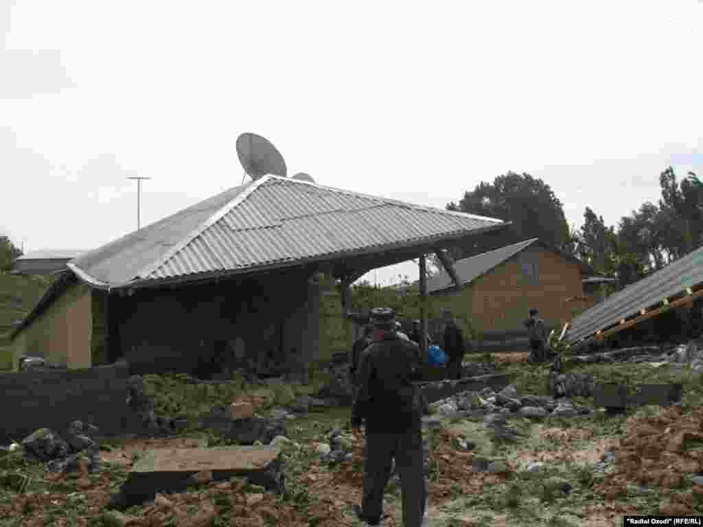 Шаҳри Панҷакент дар шимоли Тоҷикистон ҳам аз боронгариҳои зиёд зарар дид.  