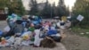 Северна Македонија - преполни контејнери со ѓубре, Скопје, октомври 2025 година.
