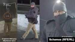 17 лютого, коли знімальна група «Схем» заїхала на заправку на Обухівській трасі– там біля неї з’явився чоловік, сфотографував авто і щось написав у телефоні