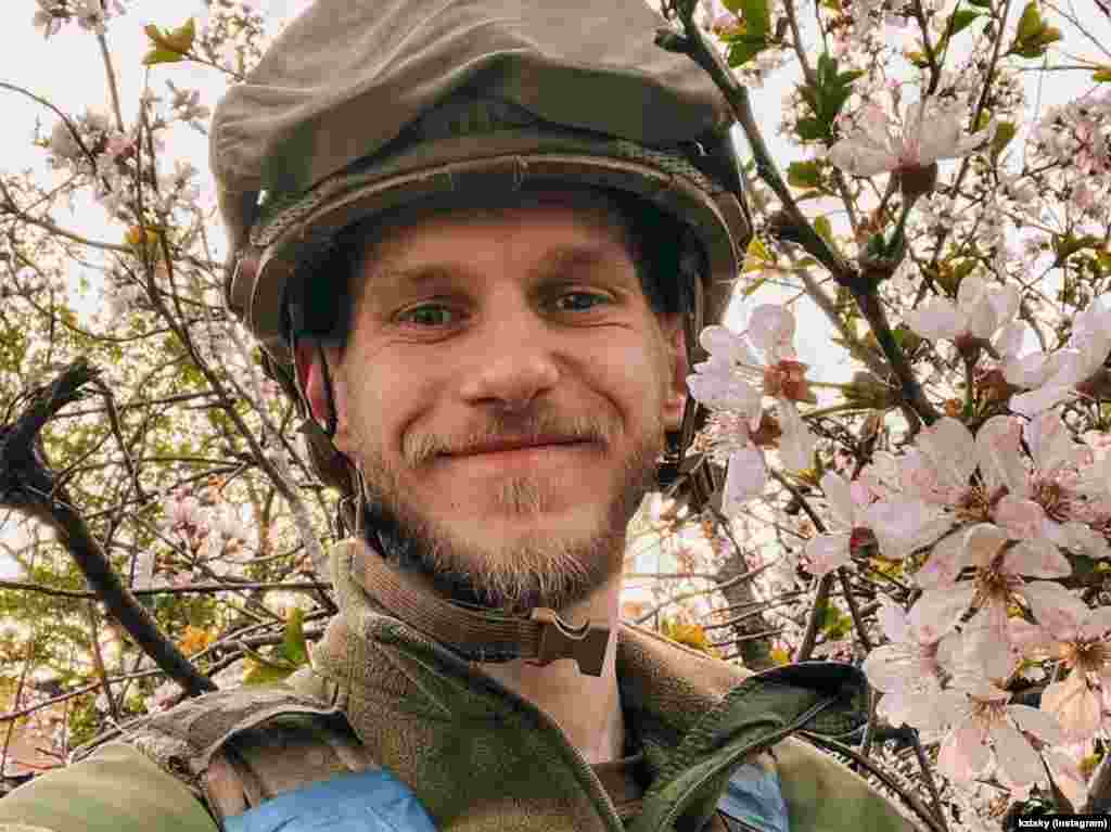 Azov Regiment soldier and photographer Dmytro Kozatskiy, call sign "Orest."