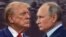 Дональд Трамп и Владимир Путин. Коллаж