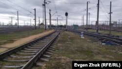 Железнодорожная станция в Джанкое, архивное фото