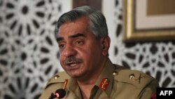 دا خبره د پاکستاني پوځ د عامه اړیکو څانګې - ای اېس پي ار - ویاند میجر جنرل بابر افتخار د اګست پر ۲۷مه په راولپنډۍ کې خبري غونډې ته کړې ده.