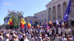 Moldovans Protest Electoral Changes Moldovans Protest Electoral Changes