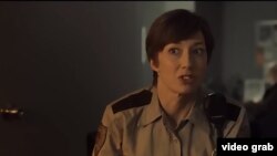 Carrie Coon in the U.S. TV series Fargo, which has a cult following in Russia.