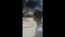 Сӯхтор дар нуқтаи фурӯши сӯзишворӣ дар Ёвон Сӯхтор дар нуқтаи фурӯши сӯзишворӣ дар Ёвон