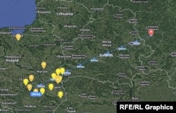 Расстояние от аэродрома Шаталово до самой дальней от него точки в Польше, где была найдена одна из "Гербер"