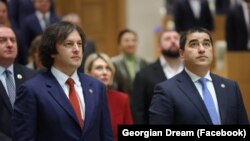 ირაკლი კობახიძე (მარცხნივ) და შალვა პაპუაშვილი