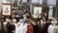 Траурный митинг на одном из советских предприятий в день похорон Юрия Андропова
