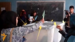 Afghans Vote In Mazar-e Sharif Afghans Vote In Mazar-e Sharif