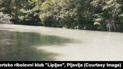 Rijeka Ćehotine u Pljevljima. Crna Gora, 23. juna 2025