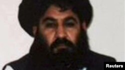 Mullah Akhtar Mohammad Mansur is seen in this undated handout photograph by the Taliban.