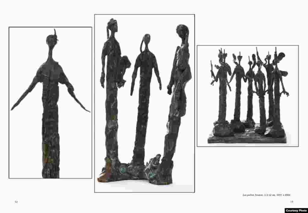 Муҷассамаи  сохтаи Амрӣ Аминов, муҷассамасози тоҷики муқими Фаронса. 