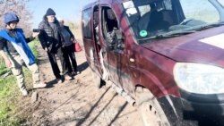 Russian Attack On Humanitarian Mission Vehicle Russian Attack On Humanitarian Mission Vehicle