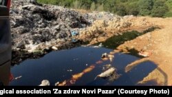 Deponija Golo brdo kod Novog Pazara, jul 2025. godine