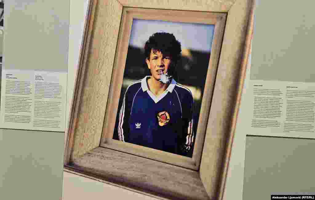 Fotografija sa rupom od metka na liku fudbalera Siniše Mihajlovića, pronađena je u njegovoj srušenoj kući u Borovu.Uz nju je istaknut i dio iz njegove autobiografije:"Pod mojim pritiskom, roditelji su spakovali najnužnije stvari i preselili se u Beograd. Pridružio im se i moj brat Dražen. Kasnije smo saznali da je naša kuća u Borovu minirana i da je neko ispalio metak u moju sliku na zidu. Taj grozan čin nosio je jasnu simboliku i poruku. Ko je mogao da baci bombu na naš dom? Ko je i zašto pucao u moju i Draženovu fotografiju? Ta pitanja su me mučila sve dok nisam otkrio istinu. To je učinio Stipe, jedan od mojih najboljih prijatelja iz detinjstva, kojeg sam smatrao kao brata. Videli smo se 2000. godine u Zagrebu, u hotelu. Došao je i pitao me da li sve znam. Priznao mi je – da je zapalio kuću, ali i spasio moje roditelje. Oprostio sam mu."