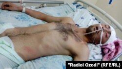 Акси Баҳриддин Насриддинов дар бемористони Қарияи Боло. 10 марти соли 2015