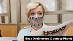 Анастасия Шевченко в российском суде, архивное фото